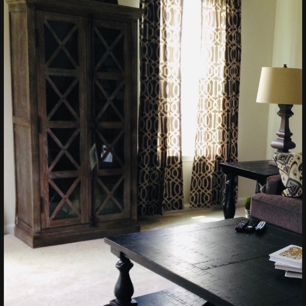 Geometric Set of Curtains (two sets of (2) available)
